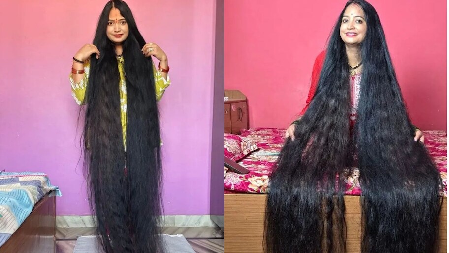10 ஆண்டுகளாக முடி வெட்டாததால்..கின்னஸ் சாதனையில் இடம் பிடித்த பெண்! 