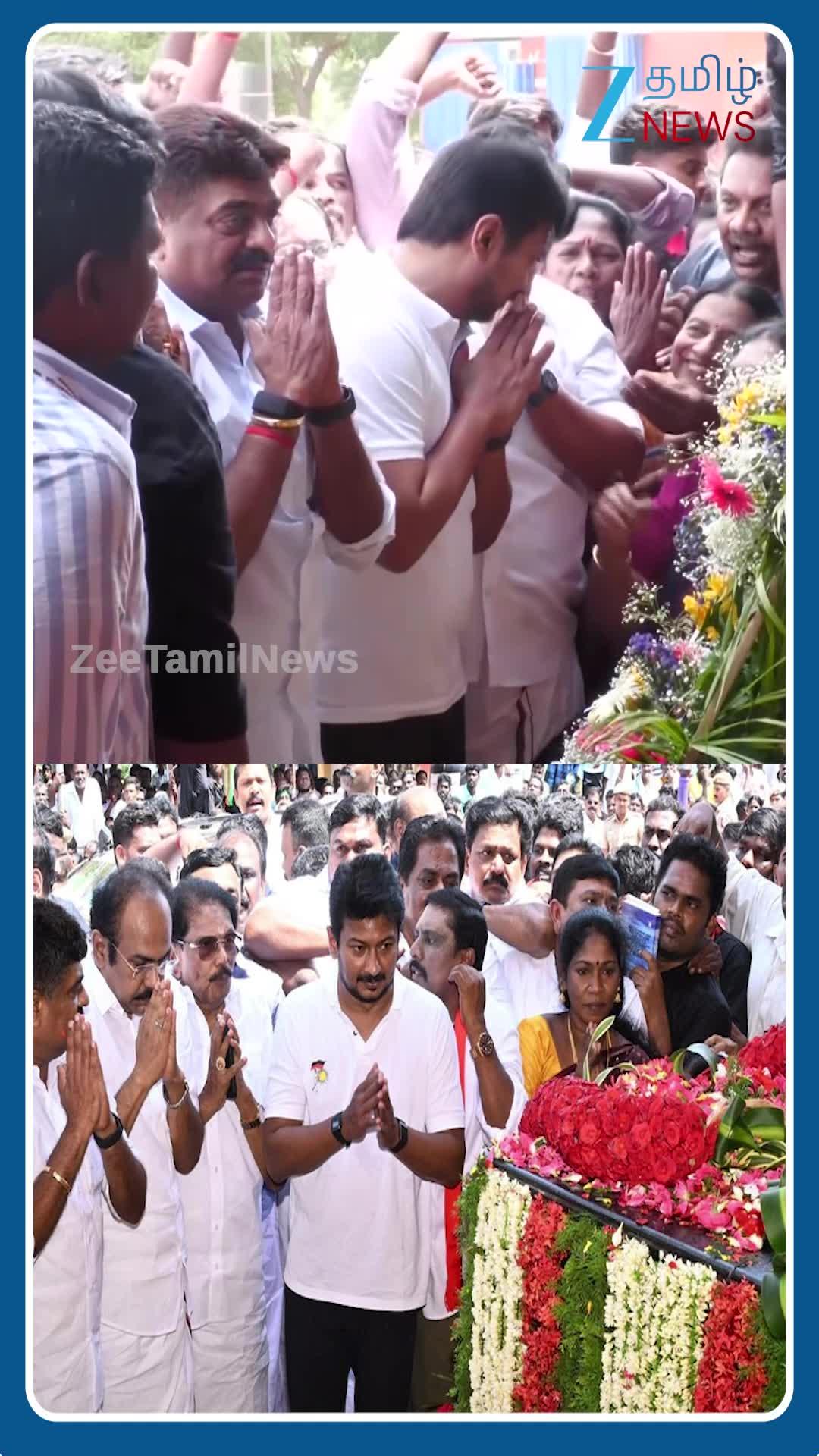 பரமக்குடியில் இமானுவேல் சேகரன் நினைவிடத்தில் உதயநிதி ஸ்டாலின் மாலை அணிவித்து மரியாதை!