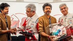 மாறி மாறி பரிசுகளை கொடுத்துக் கொண்ட  CM விஜய், அஜித்.. சப்ரைஸ் கிப்ட் என்ன தெரியுமா?