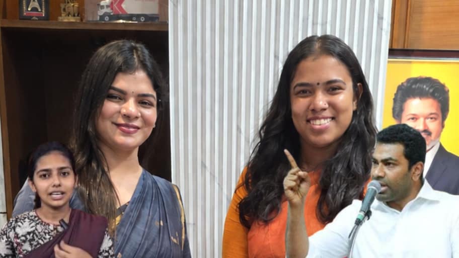 Explained  : அமைச்சர் கீர்த்தனா லண்டனுக்கு போகாதது ஏன்? தவெக சொன்ன காரணம்..நம்பாத திமுக
