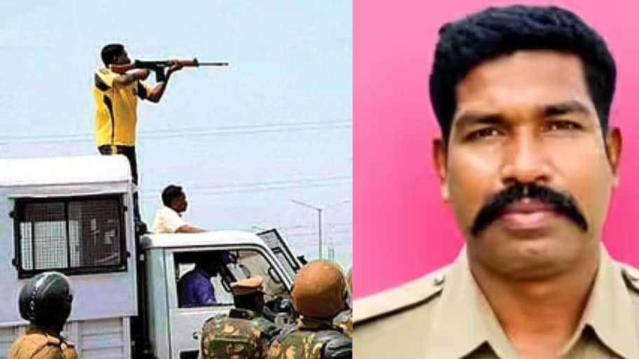 ஸ்டெர்லைட் சம்பவம்: மஞ்சள் சட்டை, கையில் துப்பாக்கியுடன் இருந்த காவலர் திடீர் மரணம்!