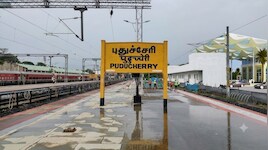 புதுச்சேரி ரயில் நிலையத்தில் அட்டகாசமான மாற்றங்கள்: ‘அம்ரித் பாரத்' திட்டத்தின் கீழ் பணிகள் தீவிரம்