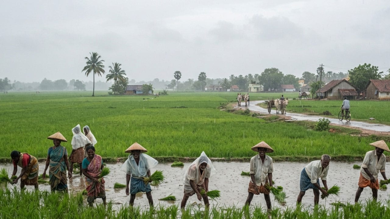 Widespread Rain in Delta and Central Districts