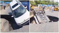 திருவான்மியூர் சாலையில் திடீர் பள்ளம் ஏன்? மெட்ரோ நிர்வாகம் விளக்கம்