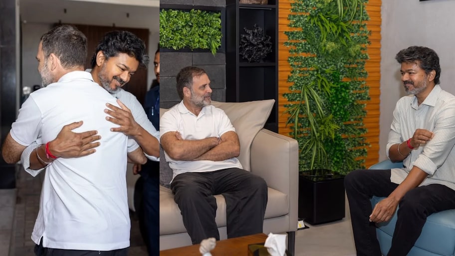 தோனியின் கபேவில் விஜய் - ராகுல் மீட்டிங்... வீட்டிலும் தனியாக ஆலோசனை!