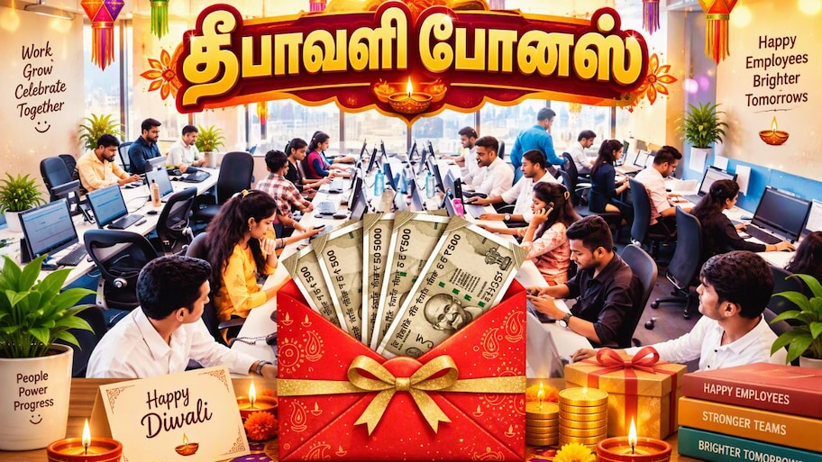 அரசு ஊழியர்களுக்கு தீபாவளி போனஸ் எவ்வாறு கணக்கிடப்படுகிறது? யாருக்கு எவ்வளவு கிடைக்கும்?