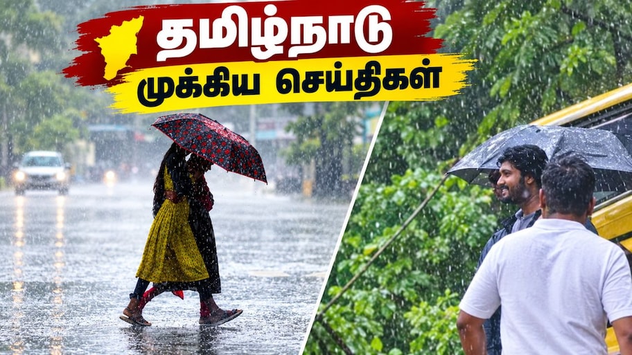 Tamil News LIVE : தமிழகத்தில் பரவலாக மழை! புயல் உருவாக வாய்ப்பு, சுற்றுலா தளங்கள் மூடல்-முக்கிய செய்திகள்
