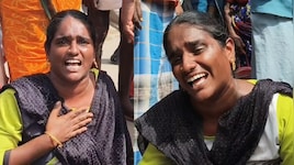 விலைவாசியை குறைங்க, பட்டினியா கிடக்க முடியல... விதவை பெண்ணின் தர்ணா போராட்டம்