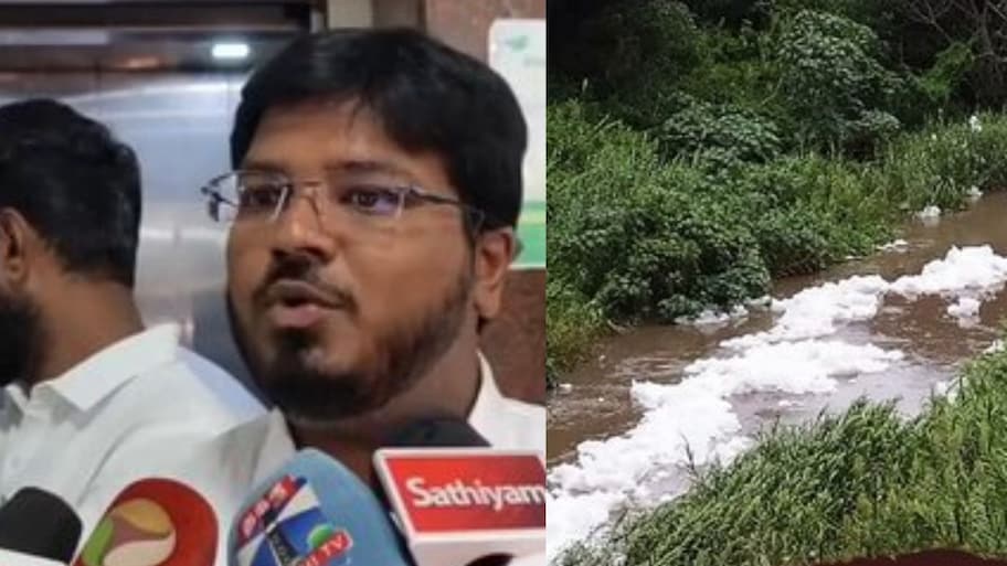 ஆறுகளில் நுரை பொங்க..ஷாம்பு, சோப்புதான் காரணம்! தவெக அமைச்சர் சர்ச்சை பேச்சு