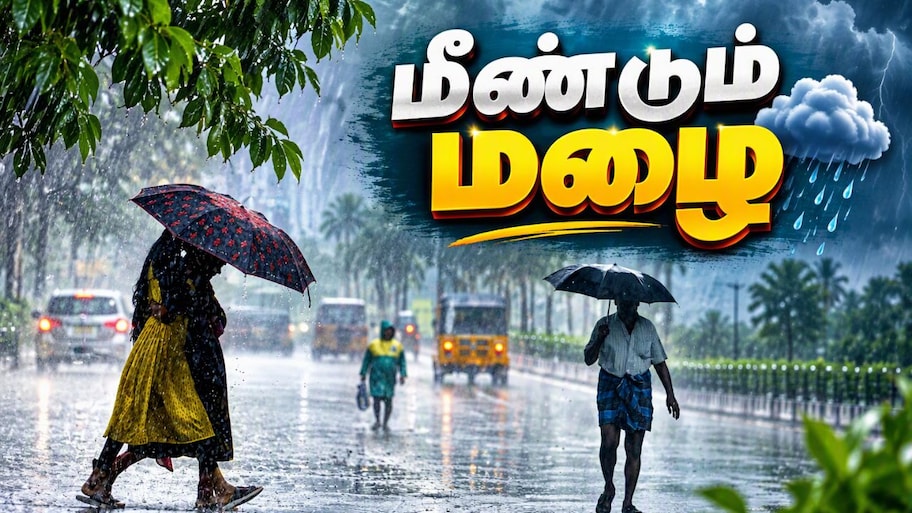 தமிழகத்தில் நவம்பர் 1 முதல் மீண்டும் மழை, படிப்படியாக மழைப்பொழிவு அதிகரிக்க வாய்ப்பு: வானிலை ஆய்வு மையம்
