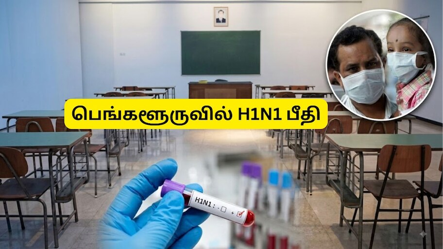 பெங்களூரு பள்ளியில் H1N1 பீதி, விடுமுறை அறிவிப்பு: 500+ மாணவர்களுக்கு இருமல், காய்ச்சல்!!
