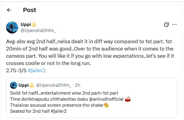 Jailer 2 Review